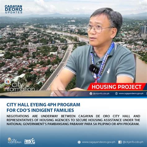 CDO city mayor anchors programs, services for families.